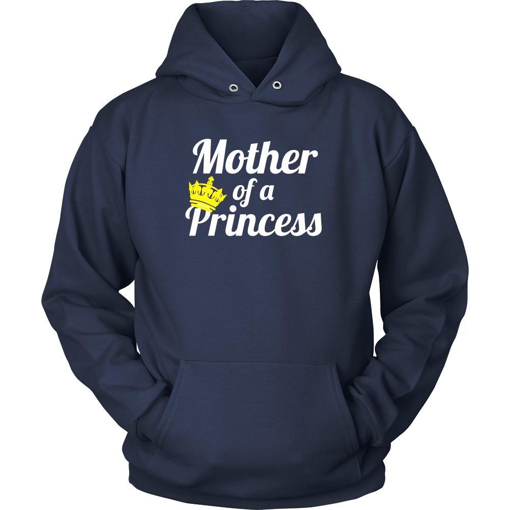 Family T Shirt - Mother of a Princess-T-shirt-Teelime | shirts-hoodies-mugs