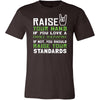 Family Therapist Shirt - Raise your hand if you love Family Therapist, if not raise your standards - Profession Gift-T-shirt-Teelime | shirts-hoodies-mugs