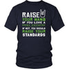 Family Therapist Shirt - Raise your hand if you love Family Therapist, if not raise your standards - Profession Gift-T-shirt-Teelime | shirts-hoodies-mugs