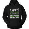 Family Therapist Shirt - Raise your hand if you love Family Therapist, if not raise your standards - Profession Gift-T-shirt-Teelime | shirts-hoodies-mugs