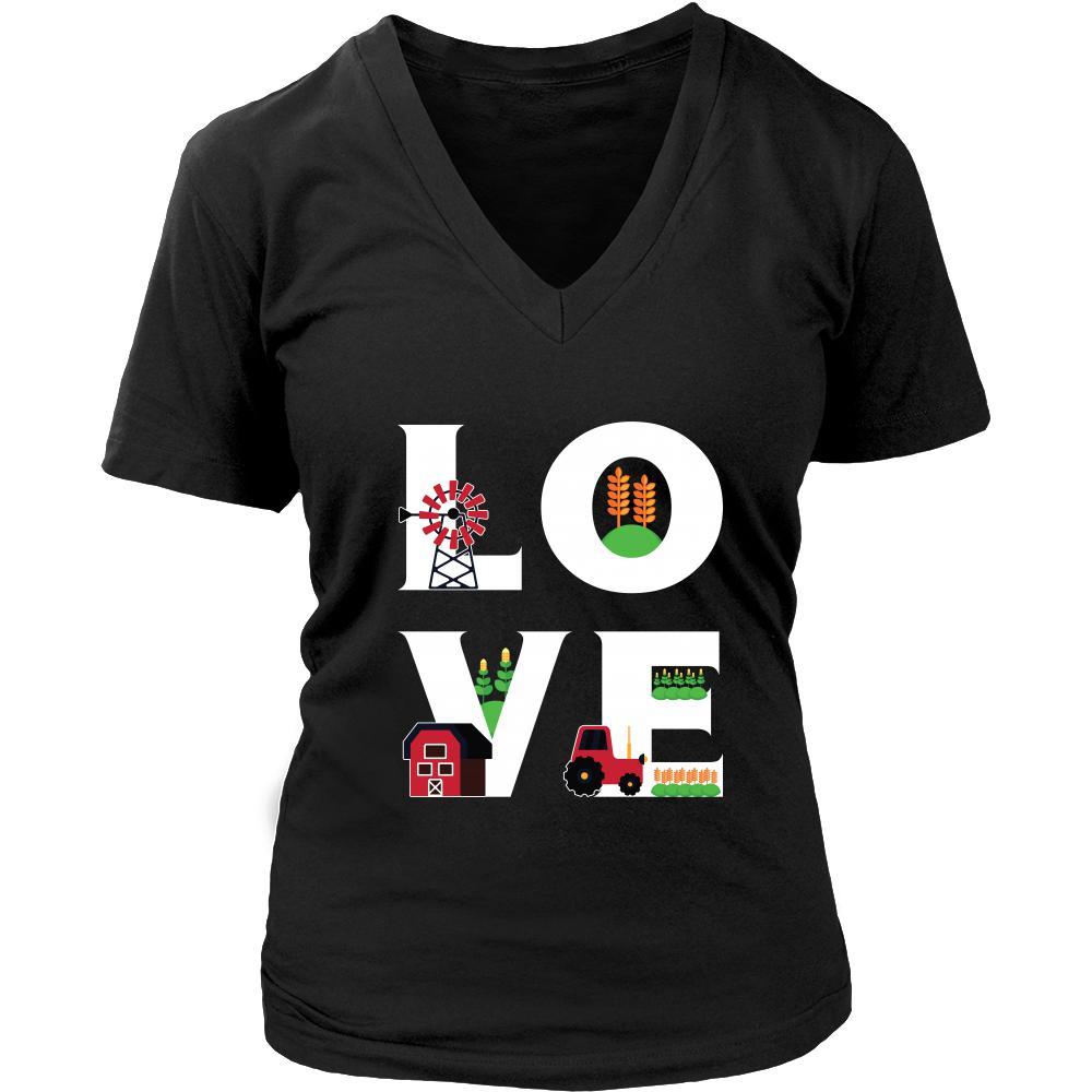 Farmer - LOVE Farmer - Profession/Job Shirt-T-shirt-Teelime | shirts-hoodies-mugs