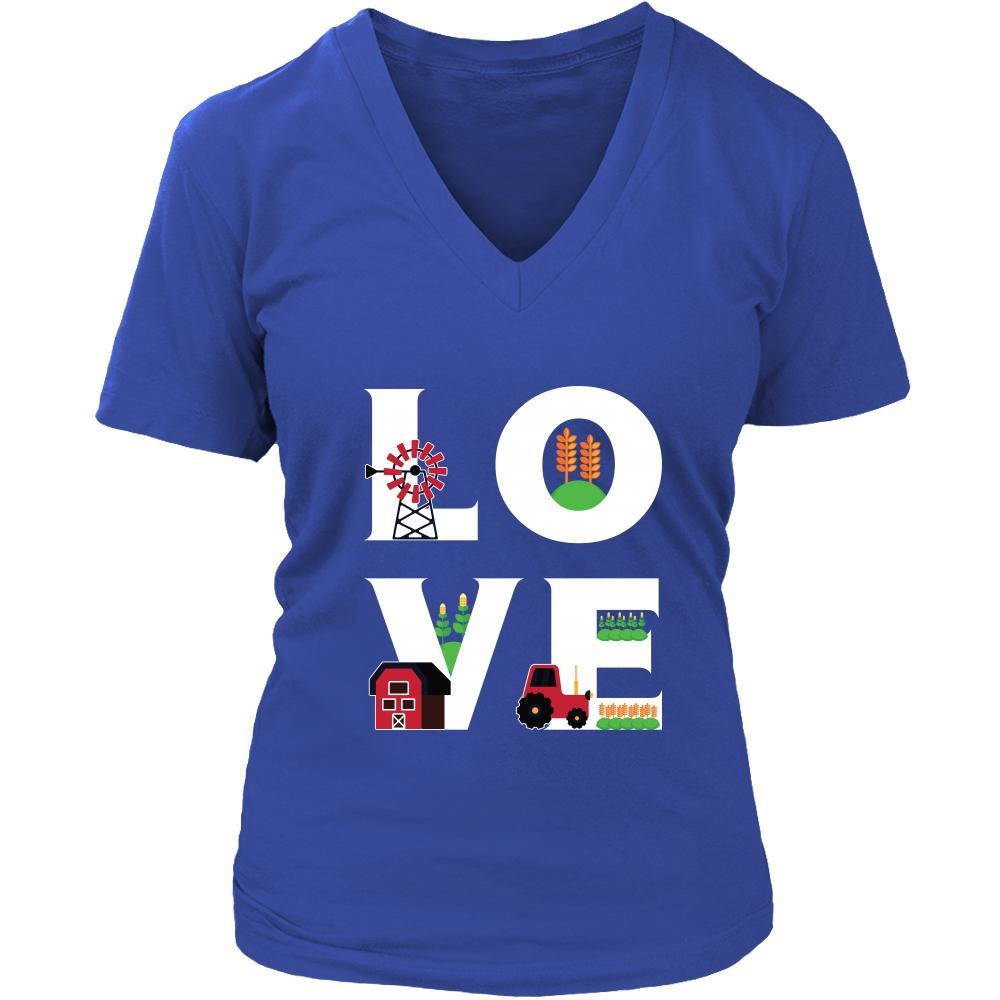 Farmer - LOVE Farmer - Profession/Job Shirt-T-shirt-Teelime | shirts-hoodies-mugs