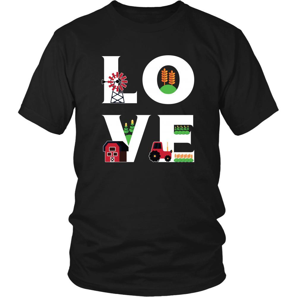 Farmer - LOVE Farmer - Profession/Job Shirt-T-shirt-Teelime | shirts-hoodies-mugs