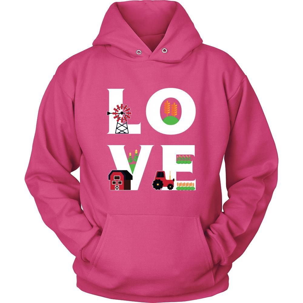 Farmer - LOVE Farmer - Profession/Job Shirt-T-shirt-Teelime | shirts-hoodies-mugs
