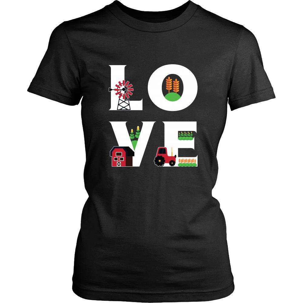 Farmer - LOVE Farmer - Profession/Job Shirt-T-shirt-Teelime | shirts-hoodies-mugs