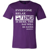 Farmer Shirt - Everyone relax the Farmer is here, the day will be save shortly - Profession Gift-T-shirt-Teelime | shirts-hoodies-mugs