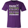 Farmer Shirt - Raise your hand if you love Farmer, if not raise your standards - Profession Gift-T-shirt-Teelime | shirts-hoodies-mugs