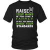 Farmer Shirt - Raise your hand if you love Farmer, if not raise your standards - Profession Gift-T-shirt-Teelime | shirts-hoodies-mugs