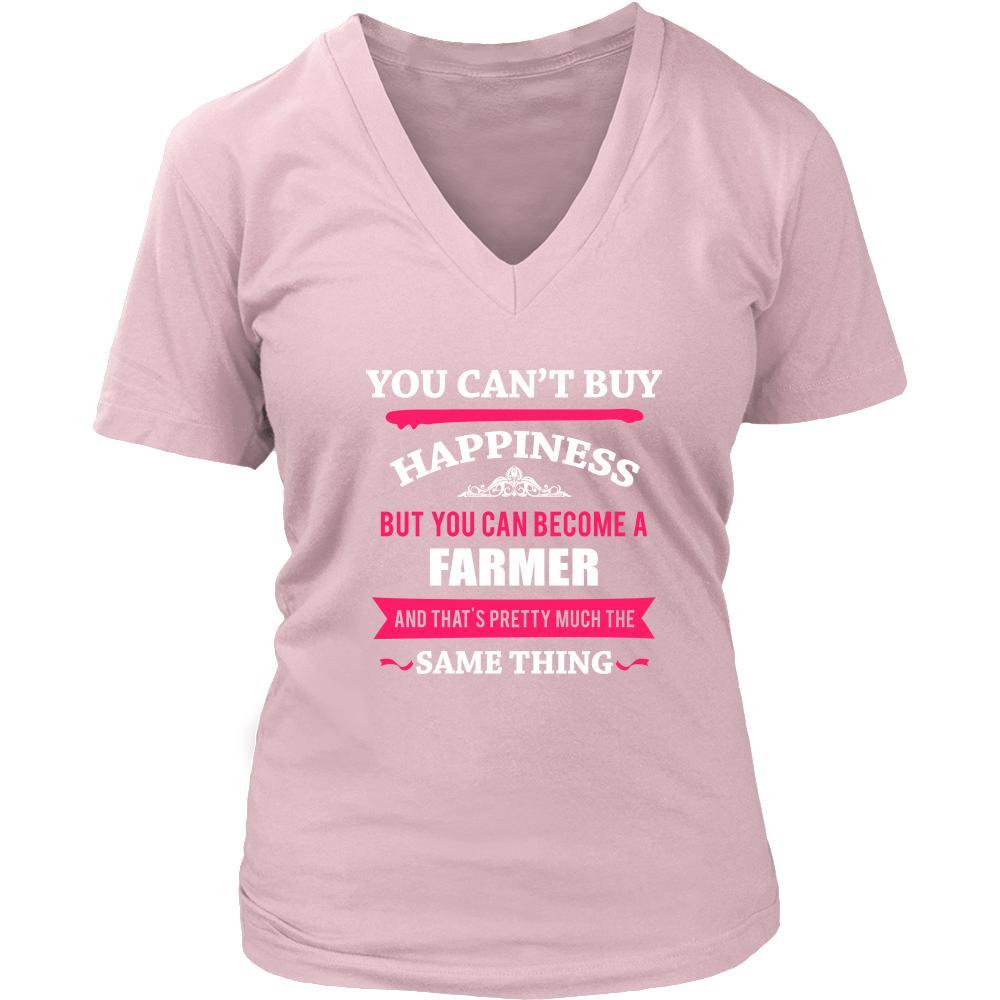 Farmer Shirt - You can't buy happiness but you can become a Farmer and that's pretty much the same thing Profession-T-shirt-Teelime | shirts-hoodies-mugs