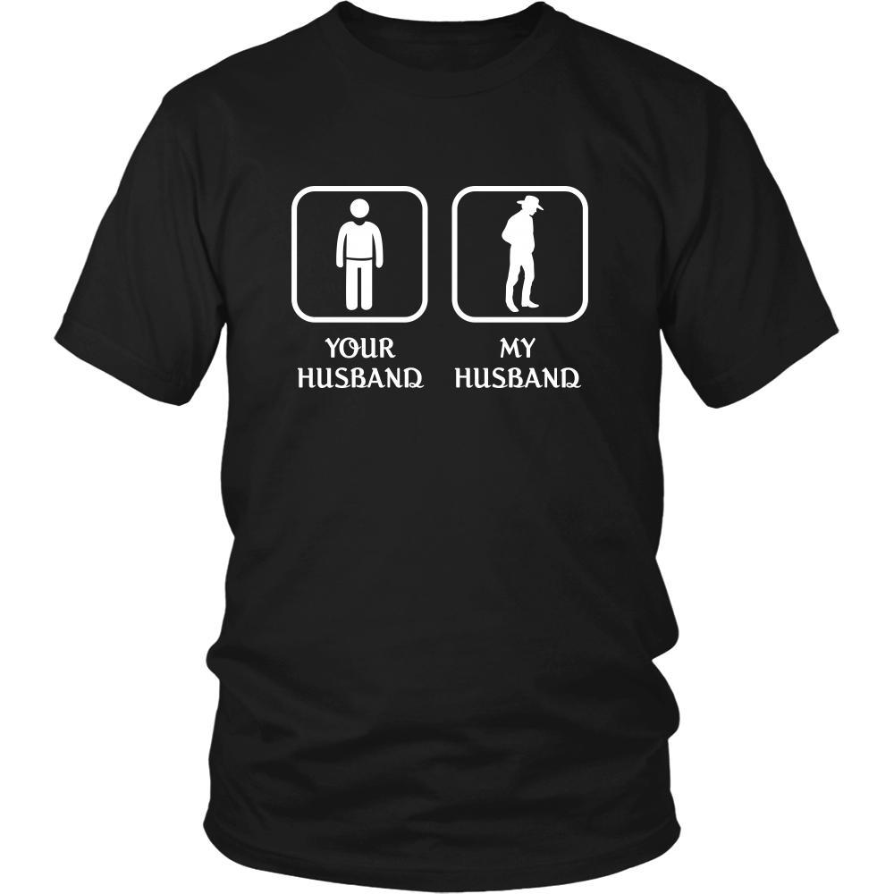 Farmer - Your husband My husband - Mother's Day Profession/Job Shirt-T-shirt-Teelime | shirts-hoodies-mugs