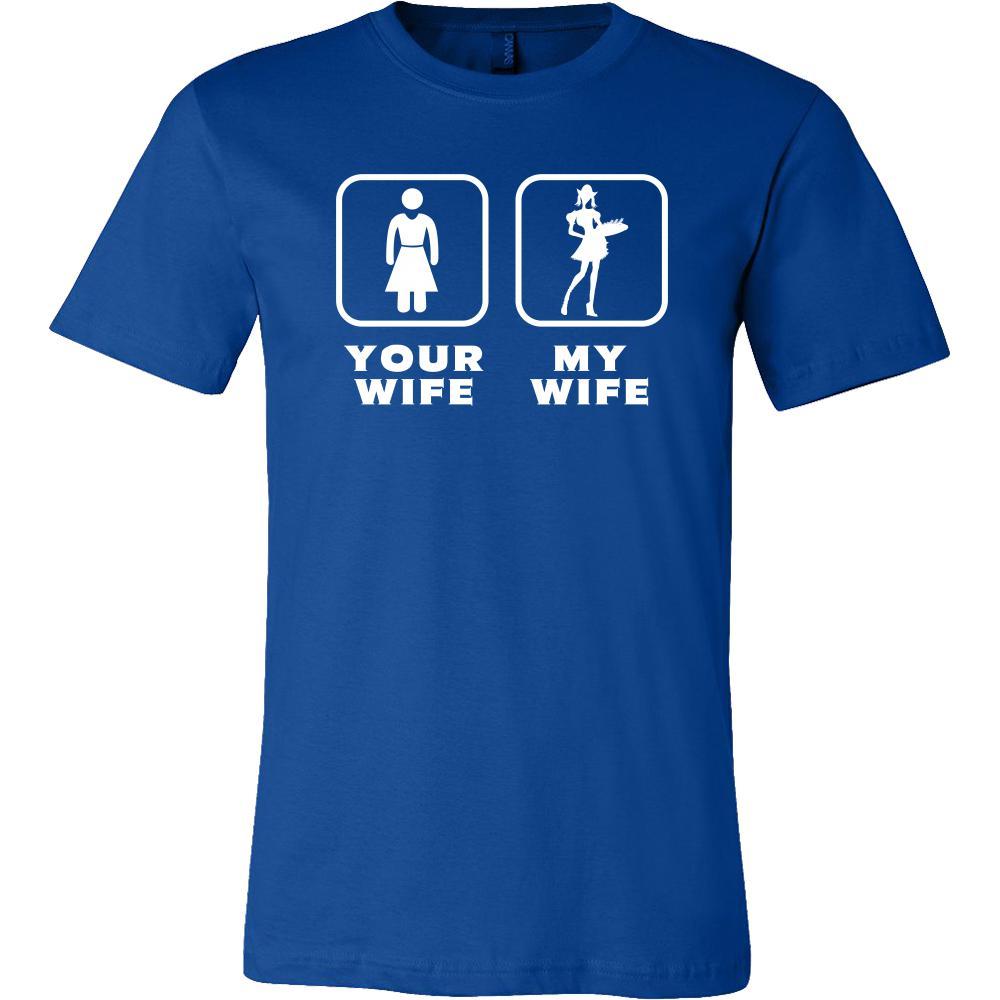 Farmer - Your wife My wife - Father's Day Profession/Job Shirt-T-shirt-Teelime | shirts-hoodies-mugs