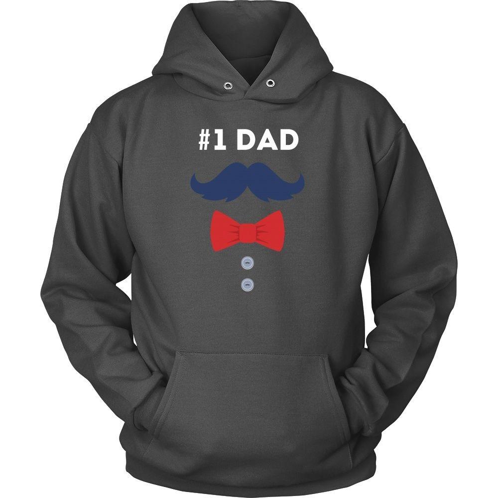 Father's Day T Shirt - Number One Dad-T-shirt-Teelime | shirts-hoodies-mugs