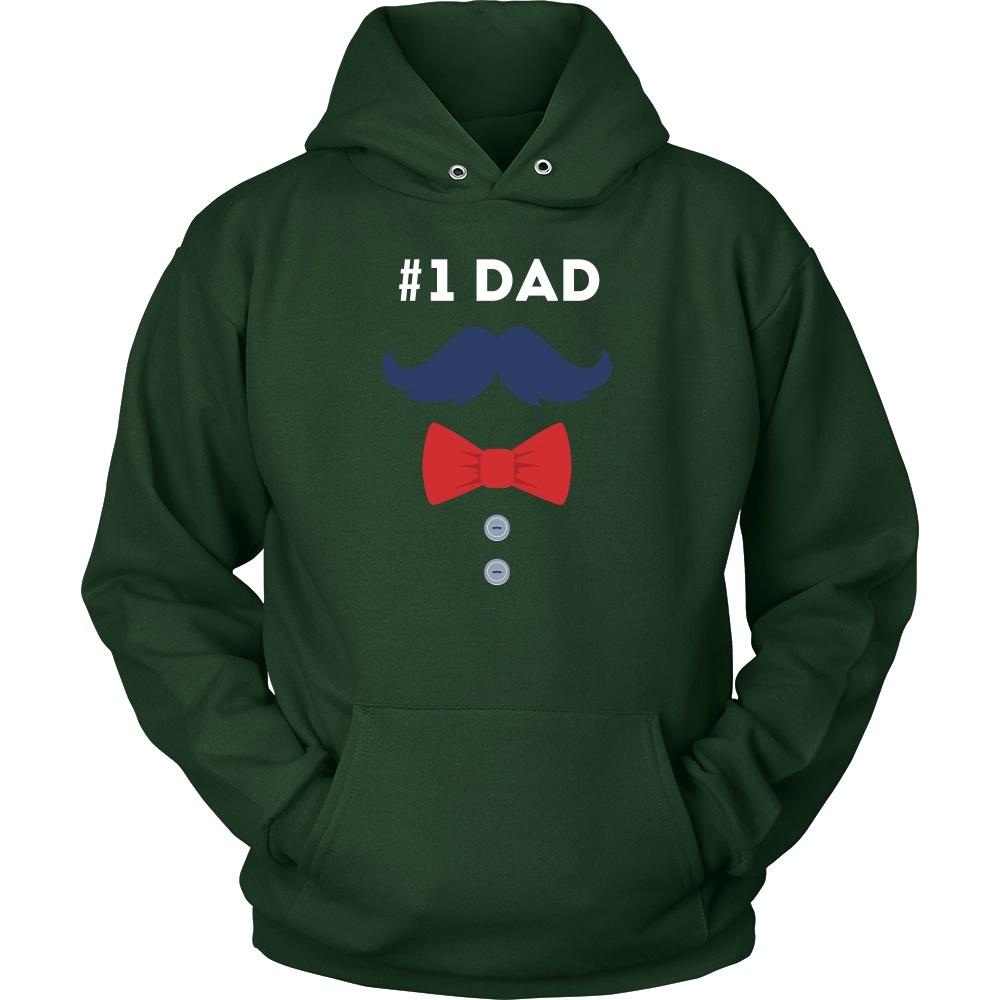Father's Day T Shirt - Number One Dad-T-shirt-Teelime | shirts-hoodies-mugs