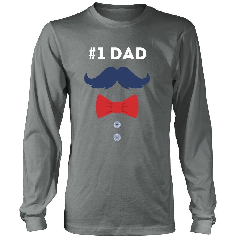 Father's Day T Shirt - Number One Dad-T-shirt-Teelime | shirts-hoodies-mugs