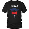 Father's Day T Shirt - Number One Dad-T-shirt-Teelime | shirts-hoodies-mugs