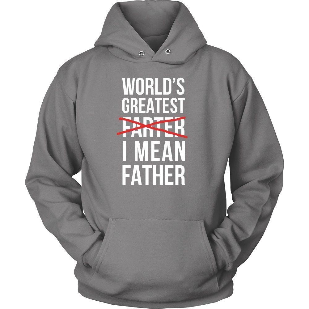 Father's Day T Shirt - World's greatest farter. I mean Father-T-shirt-Teelime | shirts-hoodies-mugs
