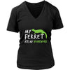 Ferrets Shirt - Homework - Animal Lover Gift-T-shirt-Teelime | shirts-hoodies-mugs