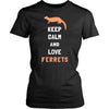 Ferrets Shirt - Keep Calm - Animal Lover Gift-T-shirt-Teelime | shirts-hoodies-mugs