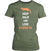 Ferrets Shirt - Keep Calm - Animal Lover Gift-T-shirt-Teelime | shirts-hoodies-mugs