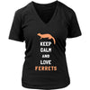 Ferrets Shirt - Keep Calm - Animal Lover Gift-T-shirt-Teelime | shirts-hoodies-mugs