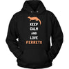 Ferrets Shirt - Keep Calm - Animal Lover Gift-T-shirt-Teelime | shirts-hoodies-mugs