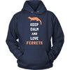 Ferrets Shirt - Keep Calm - Animal Lover Gift-T-shirt-Teelime | shirts-hoodies-mugs