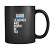 Fiji Legends are born in Fiji 11oz Black Mug-Drinkware-Teelime | shirts-hoodies-mugs