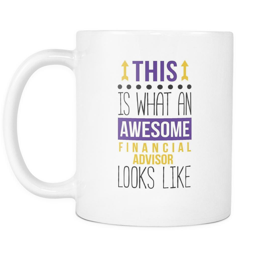 Financial Advisor coffee cup - Awesome Financial Advisor-Drinkware-Teelime | shirts-hoodies-mugs