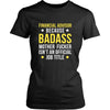 Financial Advisor Shirt - Financial Advisor because badass mother fucker isn't an official job title - Profession Gift-T-shirt-Teelime | shirts-hoodies-mugs