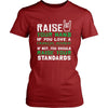 Financial Advisor Shirt - Raise your hand if you love Financial Advisor, if not raise your standards - Profession Gift-T-shirt-Teelime | shirts-hoodies-mugs