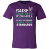 Financial Advisor Shirt - Raise your hand if you love Financial Advisor, if not raise your standards - Profession Gift-T-shirt-Teelime | shirts-hoodies-mugs