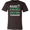 Financial Advisor Shirt - Raise your hand if you love Financial Advisor, if not raise your standards - Profession Gift-T-shirt-Teelime | shirts-hoodies-mugs