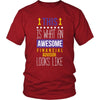 Financial advisor Shirt - This is what an awesome Financial advisor looks like - Profession Gift-T-shirt-Teelime | shirts-hoodies-mugs