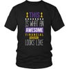 Financial advisor Shirt - This is what an awesome Financial advisor looks like - Profession Gift-T-shirt-Teelime | shirts-hoodies-mugs