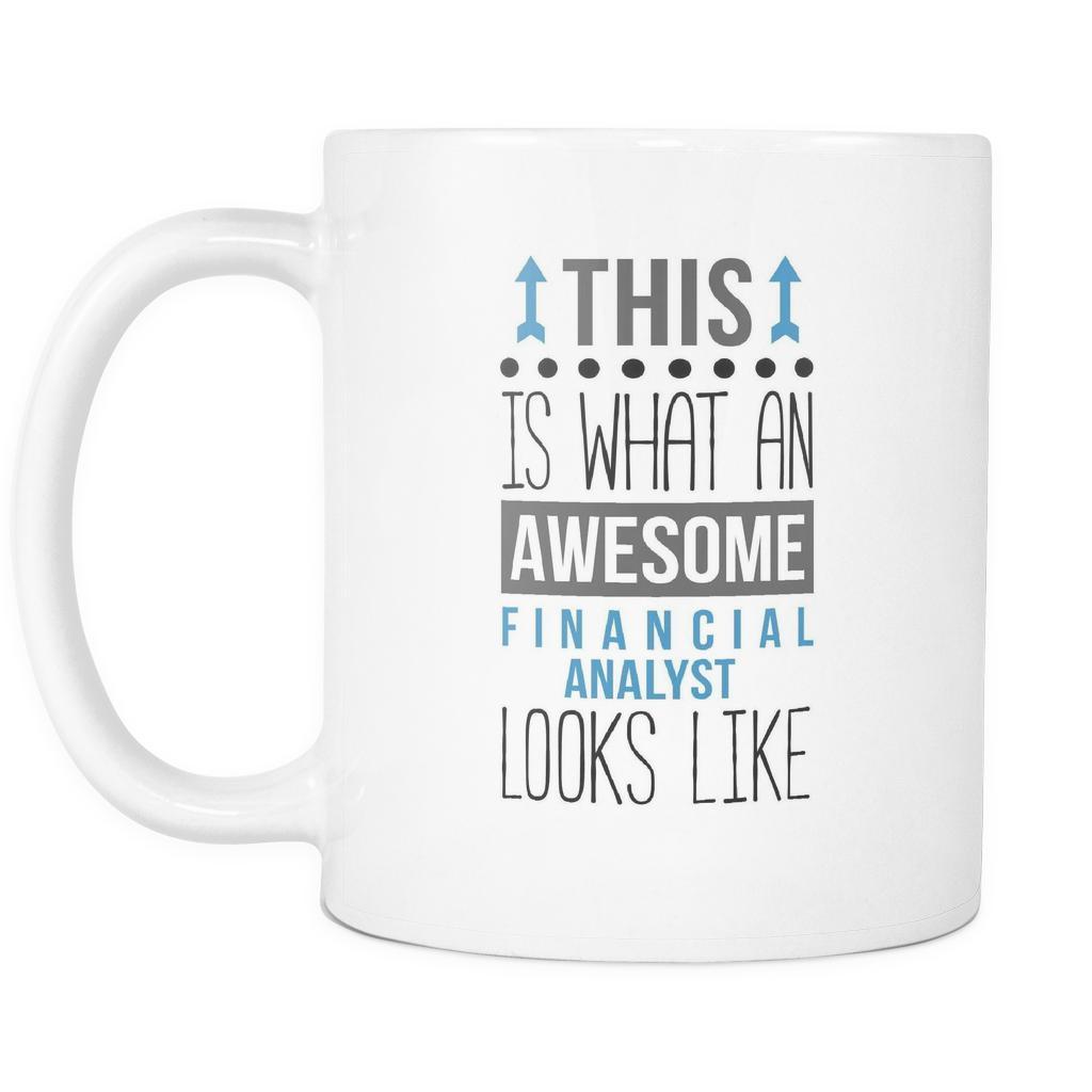 Financial Analyst mug - Awesome Financial Analyst-Drinkware-Teelime | shirts-hoodies-mugs