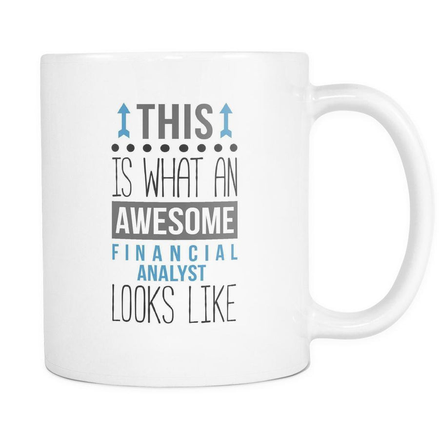 Financial Analyst mug - Awesome Financial Analyst-Drinkware-Teelime | shirts-hoodies-mugs