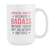 Financial Analyst mugs - Badass Financial Analyst-Drinkware-Teelime | shirts-hoodies-mugs