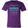 Financial Analyst Shirt - Everyone relax the Financial Analyst is here, the day will be save shortly - Profession Gift-T-shirt-Teelime | shirts-hoodies-mugs