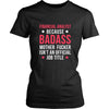 Financial Analyst Shirt - Financial Analyst because badass mother fucker isn't an official job title - Profession Gift-T-shirt-Teelime | shirts-hoodies-mugs