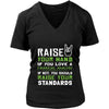 Financial Analyst Shirt - Raise your hand if you love Financial Analyst, if not raise your standards - Profession Gift-T-shirt-Teelime | shirts-hoodies-mugs