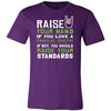 Financial Analyst Shirt - Raise your hand if you love Financial Analyst, if not raise your standards - Profession Gift-T-shirt-Teelime | shirts-hoodies-mugs