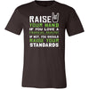 Financial Analyst Shirt - Raise your hand if you love Financial Analyst, if not raise your standards - Profession Gift-T-shirt-Teelime | shirts-hoodies-mugs