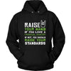 Financial Analyst Shirt - Raise your hand if you love Financial Analyst, if not raise your standards - Profession Gift-T-shirt-Teelime | shirts-hoodies-mugs