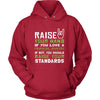 Financial Analyst Shirt - Raise your hand if you love Financial Analyst, if not raise your standards - Profession Gift-T-shirt-Teelime | shirts-hoodies-mugs