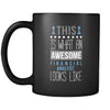 Financial analyst This is what an awesome financial analyst looks like 11oz Black Mug-Drinkware-Teelime | shirts-hoodies-mugs