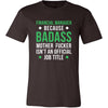 Financial manager Shirt - Financial manager because badass mother fucker isn't an official job title - Profession Gift-T-shirt-Teelime | shirts-hoodies-mugs