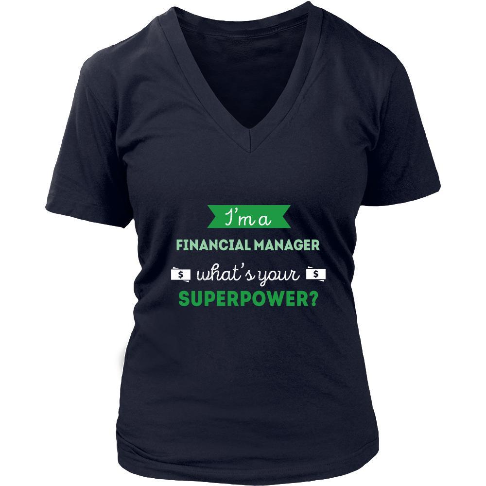 Financial manager Shirt - I'm a Financial manager, what's your superpower? - Profession Gift-T-shirt-Teelime | shirts-hoodies-mugs
