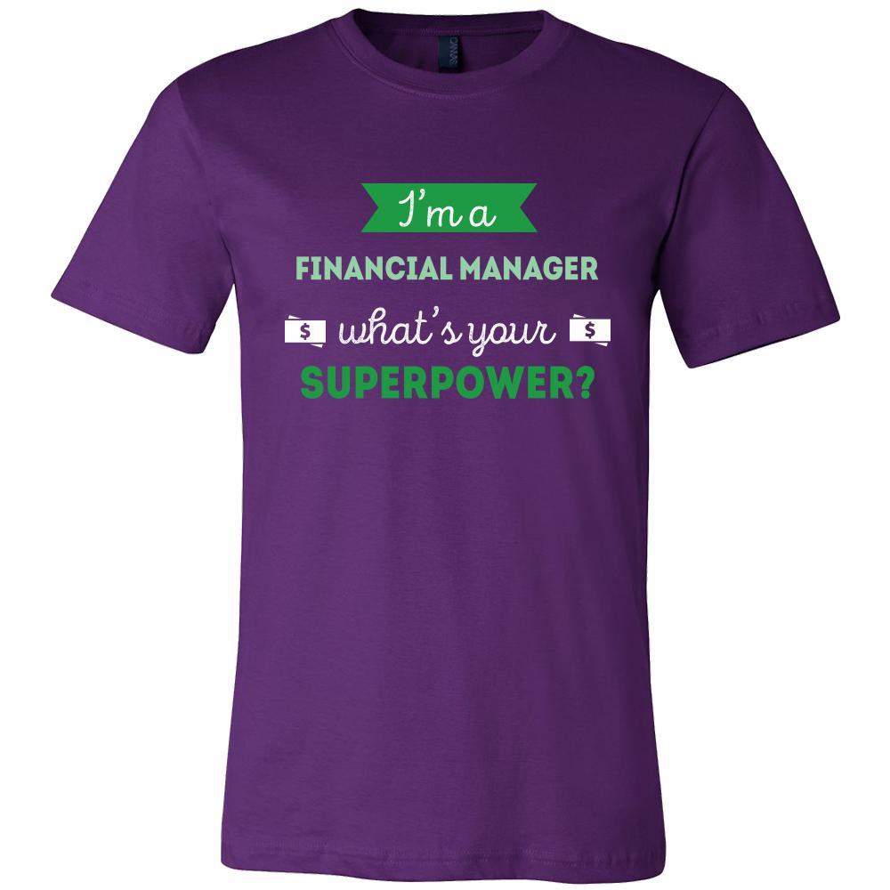 Financial manager Shirt - I'm a Financial manager, what's your superpower? - Profession Gift-T-shirt-Teelime | shirts-hoodies-mugs