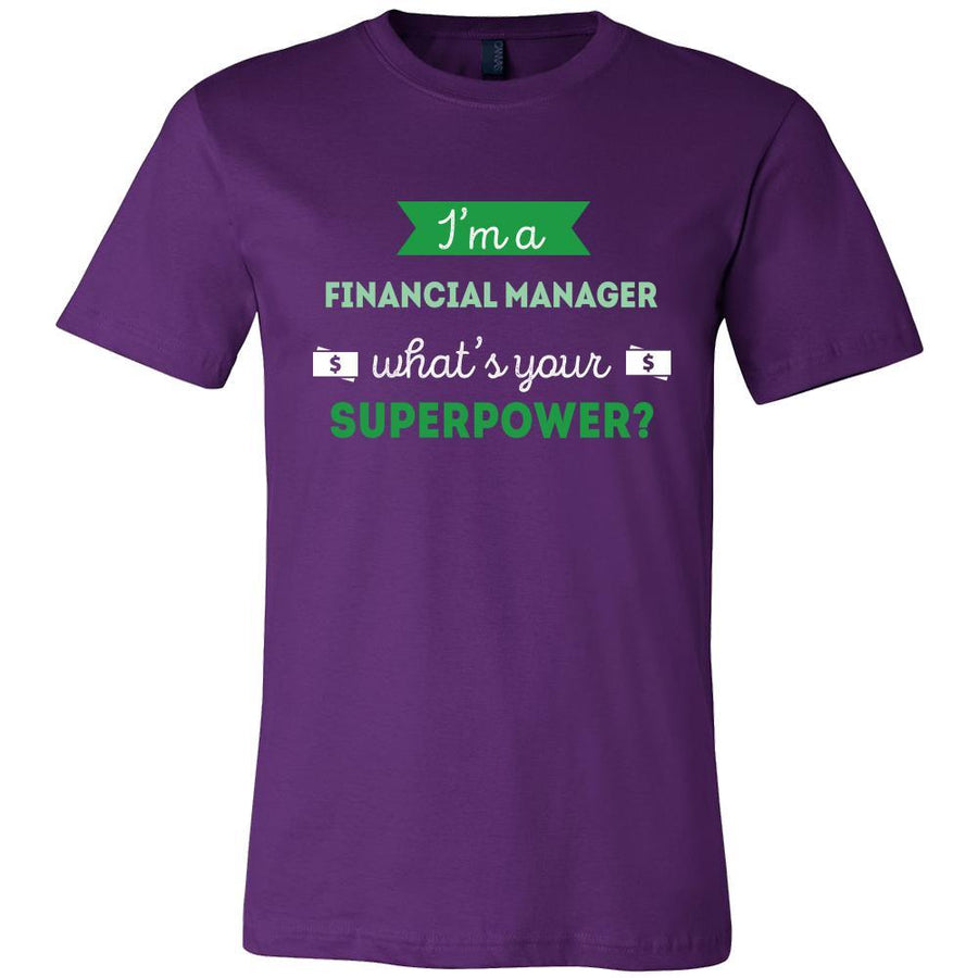 Financial manager Shirt - I'm a Financial manager, what's your superpower? - Profession Gift-T-shirt-Teelime | shirts-hoodies-mugs