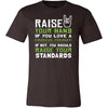 Financial Manager Shirt - Raise your hand if you love Financial Manager, if not raise your standards - Profession Gift-T-shirt-Teelime | shirts-hoodies-mugs